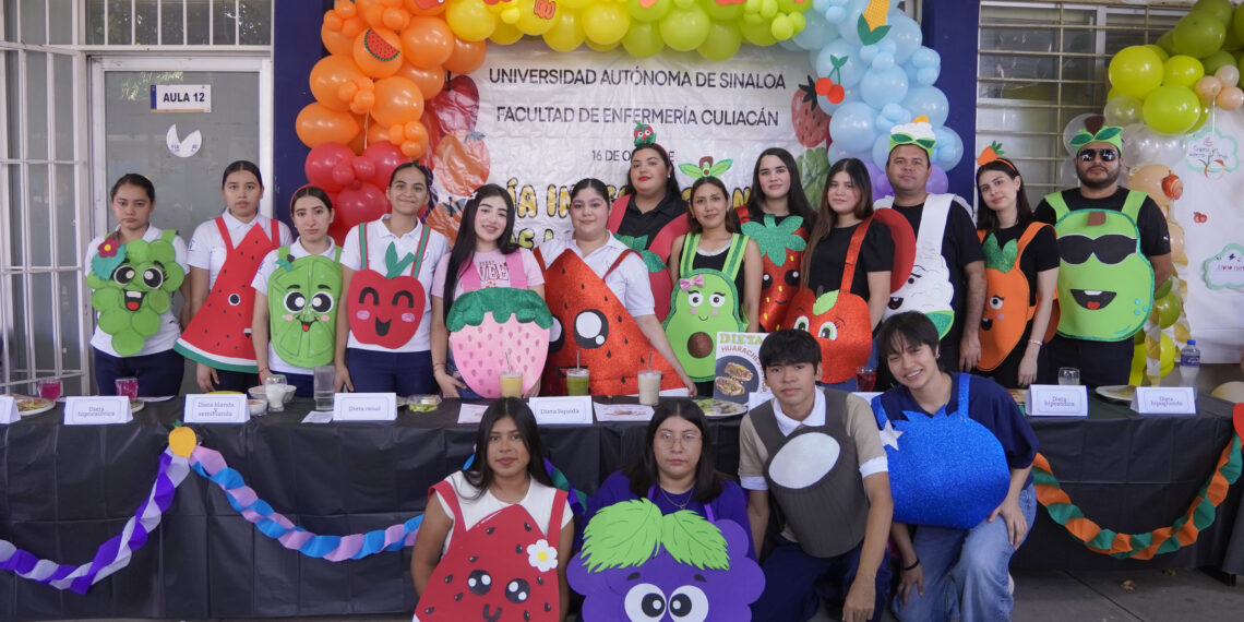 La Facultad de Enfermería Culiacán de la UAS realiza la Feria de los Alimentos para fortalecer el cuidado integral y la aplicación de dietas clínicas en pacientes