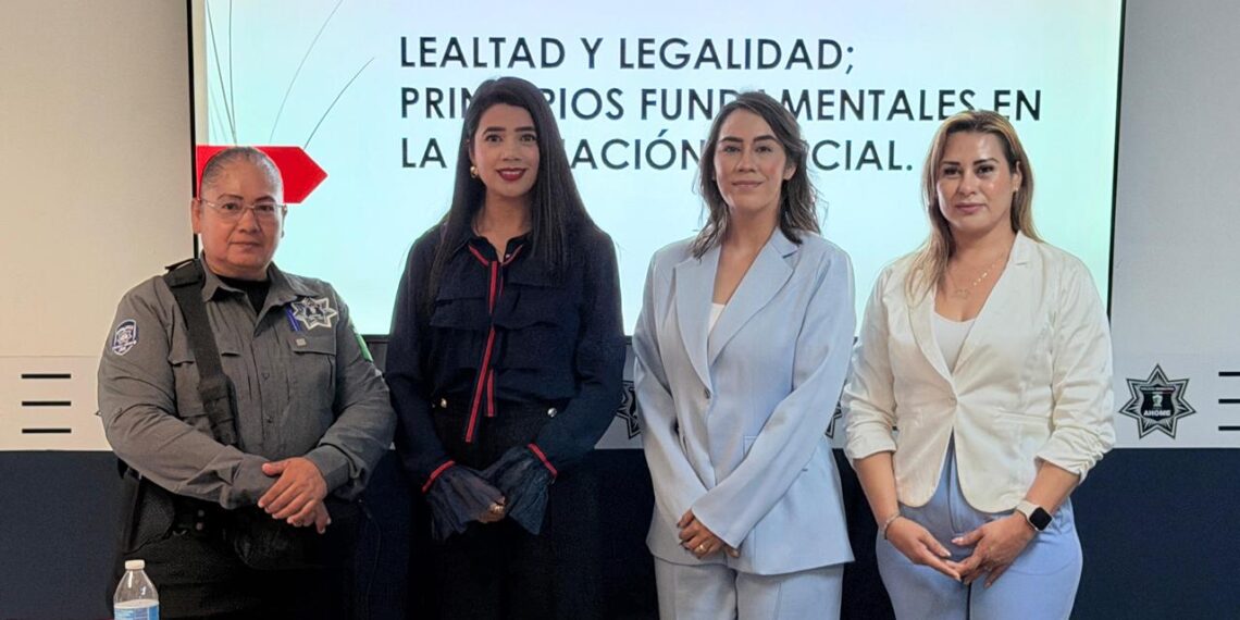 Personal de Seguridad Pública participa en capacitación sobre ética y servicio a la ciudadanía