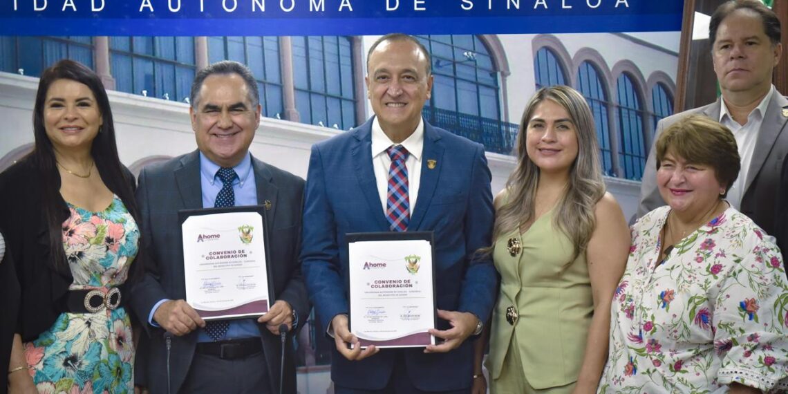 Firma de convenio de colaboración entre Ayuntamiento y UAS, representa beneficios para la sociedad ahomense