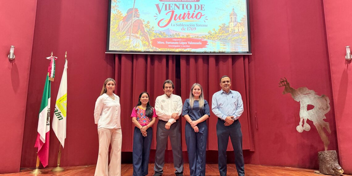 Dir. de Educación lleva a la UAIM conferencia “Viento de Junio, Sublevación Yoreme de 1769”.