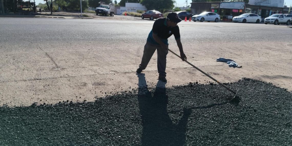 COMUN atiende 110 baches en una jornada y proyecta incrementar trabajos en vialidades de Los Mochis
