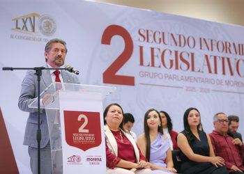 Grupo Parlamentario de Morena presenta en Culiacán su Segundo Informe Legislativo